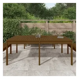 vidaXL Gartentisch 203,5 x 90 x 110 cm honigbraun