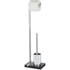 Wenko WC-Garnitur Noble schwarz,