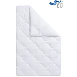 OTTO home Microfaserbettdecke Mondschein, Bettdecke 135x200 cm, 155x220 cm, 200x200 cm, Füllung: Polyester, Bezug: Polyester oder antibakteriellen Microfaser, Bettdecken, Sommer, Winter; allergiker geeignet (Hausstauballergiker) weiß 155 cm x 220 cm