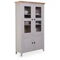 Sansibar Vitrine SANSIBAR MORSUM (BHT 112x190x40 cm) - beige