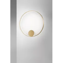 Design Große LED Wand-Deckenlampe Rings Zava Luce