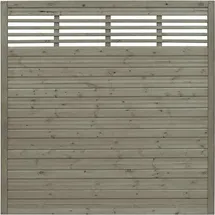 Andrewex Sichtschutzelement 180 x 180 cm Grau/Holz