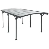 Juskys Carport 5 x 3 m mit Bogendach