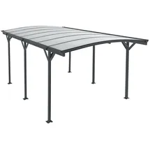 Juskys Carport 5 x 3 m mit Bogendach