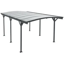 Juskys Carport 5 x 3 m mit Bogendach