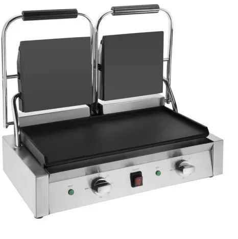 Professioneller Doppel-Panini-Grill – Glatte Platten – Buffalo