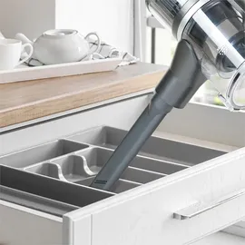 Genius Invictus X8 Facelift Akku Handstaubsauger 14 tlg, Staubsauger Kabellos beutellos, 3 Fach Filtersystem HEPA Filter, 200Watt