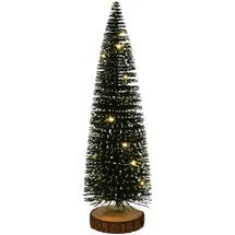 Wellhome Weihnachtsbaum 14 x 14 x 41 cm mit 20 warmweißen LEDs und Timer