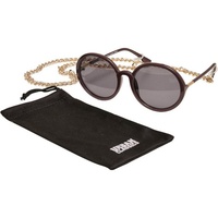 URBAN CLASSICS Sunglasses Cannes with Chain, cherry, One Size