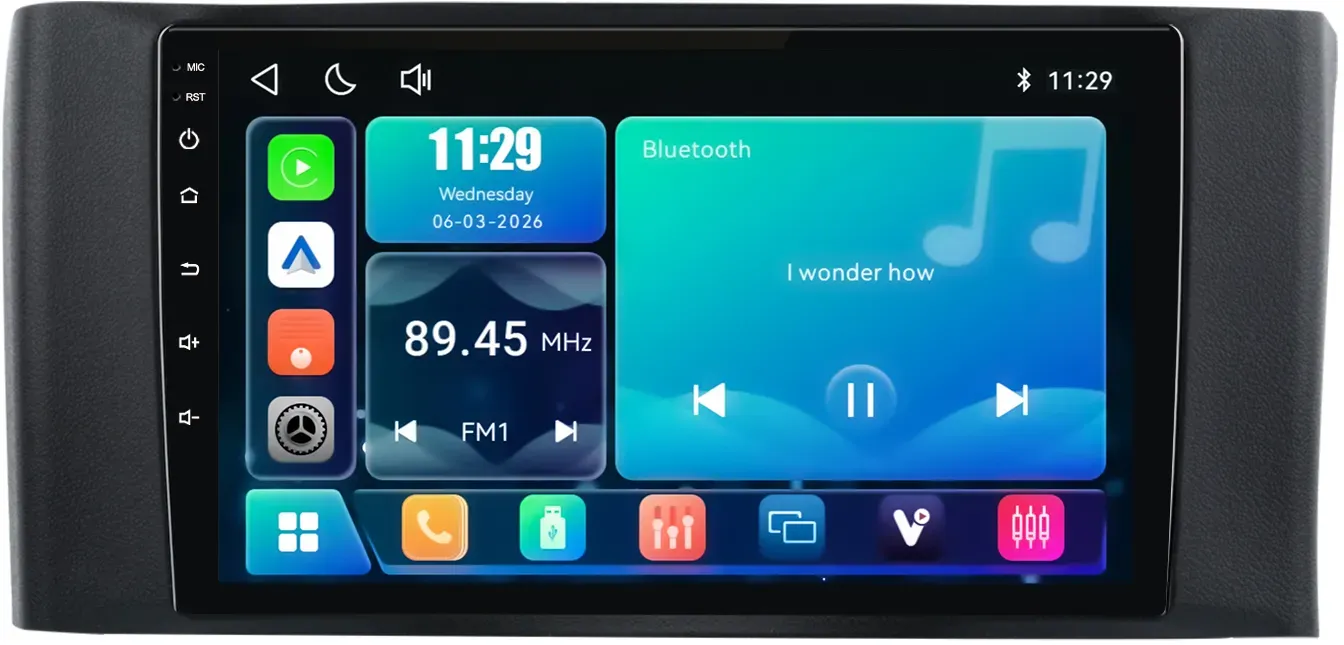 Junsun Linux Radio für Smart 451 CarPlay Android Auto Bluetooth - 451 Facelift
