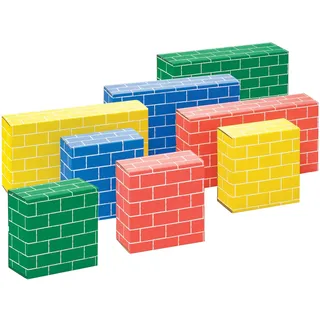 Bankers Box Bastel-Set Bauklötze 30,6 x 15,3 cm 4 Farben 40 St.