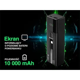 TRACER Quant 10000mAh 100W PD+QC Schwarz