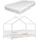 [en.casa] Kinderbett Treviolo 70 x 140 cm Kiefer lackiert weiß