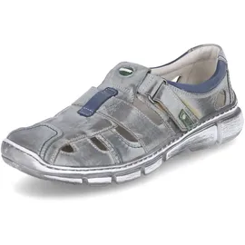 Krisbut Slipper gelocht gefloch. modisch in grau, 43 - Grau