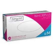 Bingold Nitril 30PLUS Einweghandschuhe Kobaltblau puderfrei 100 Stück