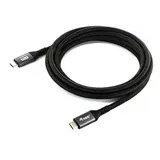 Equip 128382 USB4 Gen 2x2 C-auf-C-Kabel, M/M, 2.0 m, PD 100W, 4K/60Hz, 20Gbps