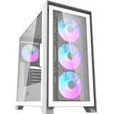 darkflash tech Darkflash DRX90 Glas Computergehäuse (weiß)