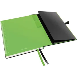 Leitz Notizbuch A5 kariert Schwarz