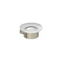 Kludi VELA R Seifenschale 58985N5 transparentes Glas Stainless Brushed
