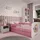 raumhirsch furniture Kinderbett Zoo 80 x 180 cm Holzwerkstoff rosa