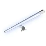 Kalb Material Für Möbel LED Spiegelleuchte neutralweiß grau 60 cm
