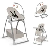 hauck Sit N Relax Beige inkl. Ablagekorb