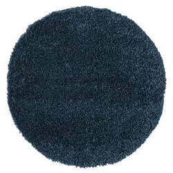 My Flair Teppich » My Shaggy«, BxL: 120 x 120 cm, Polypropylen - blau