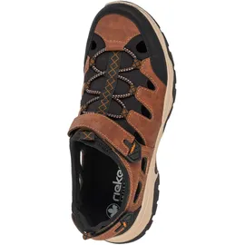 Rieker B8375-90 Herren Braun/Beige/Schwarz 42