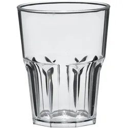 Gold Plast 8 Mehrweg Gläser Becher transparent 290 ml Wiederverwendbar Kunststoff unzerbrechlich Cocktail Wasser
