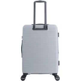 DISCOVERY Koffer "Eclipse", Gr. B/H/T: 44,5cm x 67cm x 27cm, grau (hellgrau), Koffer, aus robustem ABS-Material