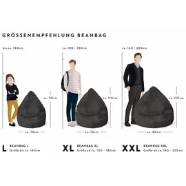 Sitting Point BeanBag Fluffy 70 x 90 cm türkis