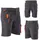 TRIZERATOP Arbeitshose / Shorts DORIA grau/orange Gr. XXL