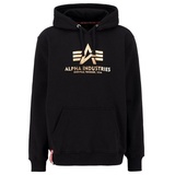 Alpha Industries Basic Hoody B&T Kapuzensweat für Herren Black/Gold