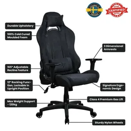 Arozzi Torretta Gaming-Stuhl schwarz