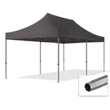 TOOLPORT Faltpavillon 3 x 6 m Dunkelgrau