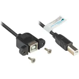 Good Connections Alcasa USB 2.0 B/B 1.8m USB Kabel 1,8 m USB B Schwarz