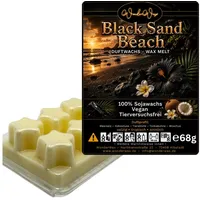 WonderWax Duftwachs WonderWax® Duftwachs 6 Sterne, (Black Sand & Beach), Duftrichtung: Black Sand & Beach