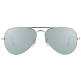 Ray Ban Aviator Flash Lenses RB3025 W3277 58-14 polished silver/silver
