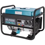 K&S Könner&Söhnen Könner & Söhnen KS 3000G - Hybrid Benzin-LPG 4-Takt Stromerzeuger, Kupfer Generatoren 3000 Watt, 16A, 230V, Generator für Kleinhaus, Garage oder Camping