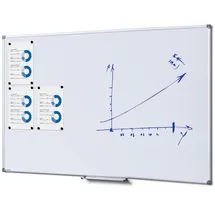 Showdown Displays Whiteboard Scritto® - Economy 100 x 150 cm Weiß