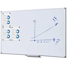 Showdown Displays Whiteboard Scritto® - Economy 100 x 150 cm Weiß