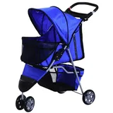 PawHut Hundebuggy Buggy blau