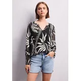 street one studio Chiffonbluse schwarz 42