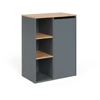 Vicco Badschrank Anthrazit/Goldkraft Eiche, 68 x 88.2 cm, Badezimmer, Badezimmerschränke, Midischränke