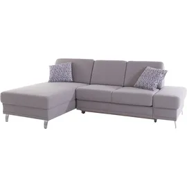 sit&more Ecksofa »Clio L-Form« wahlweise mit Bettfunktion oder Vorziehsitz und Bettkasten, Federkern