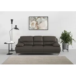 3-Sitzer COTTA "Maranello", braun (cocoa), B:216cm H:86cm T:93cm, 100% Echtleder, Sofas