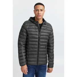 Blend Leichte Steppjacke Wattierte Übergangsjacke Stretchbund mit Kapuze Größe: S - Grau - S