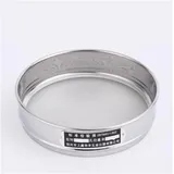 MMLFX 1 stück Laborsieb Dia 20 cm von 10mesh bis 200mesh Edelstahl Nettoverchromung Body-Test Sieb Standard Test Sieb (Capacity : 24 mesh(0.85mm))