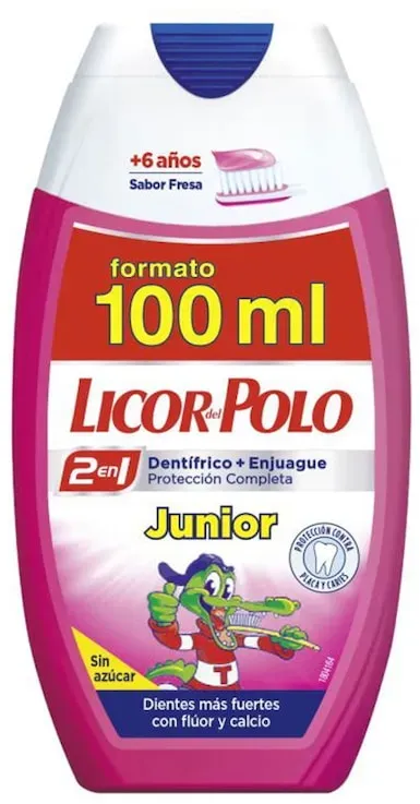 Licor Del Polo Polo Liquor 2in1 Erdbeer-gel-zahnpasta Zahnpasta 100 ml