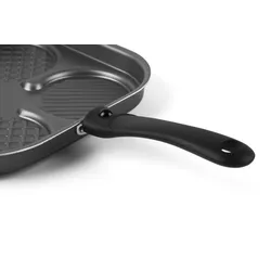 Excelsa Antihaftpfanne Für Hamburger Disco Cook Stahl 43Xh7,5X26 Cm Schwarz